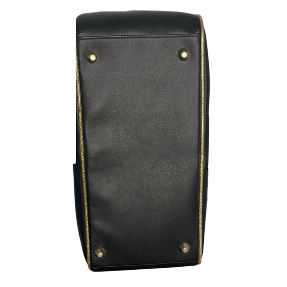 Betsey Johnson air travel handbag  black/pink with Vintage Design - Picture 7 of 13